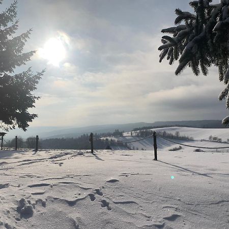 Restaurace A Penzion Gansberg Cotkytle Esterno foto