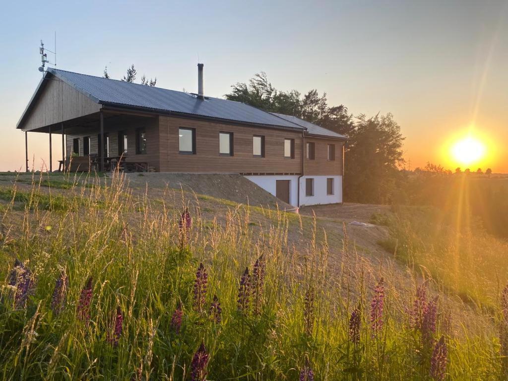 Restaurace A Penzion Gansberg Cotkytle Esterno foto
