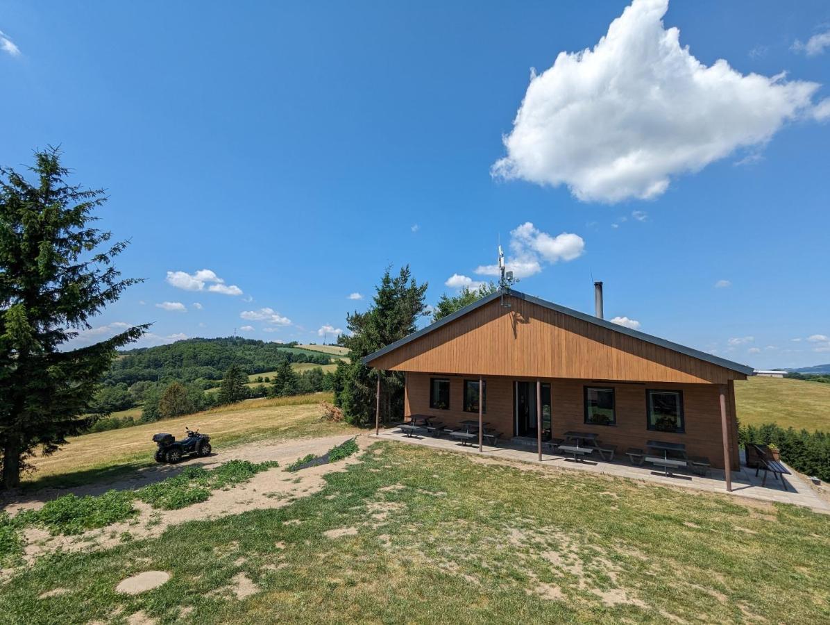 Restaurace A Penzion Gansberg Cotkytle Esterno foto