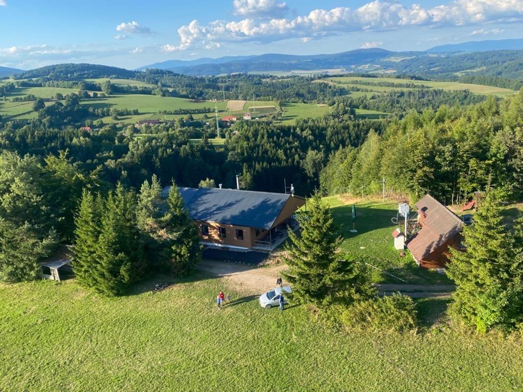 Restaurace A Penzion Gansberg Cotkytle Esterno foto