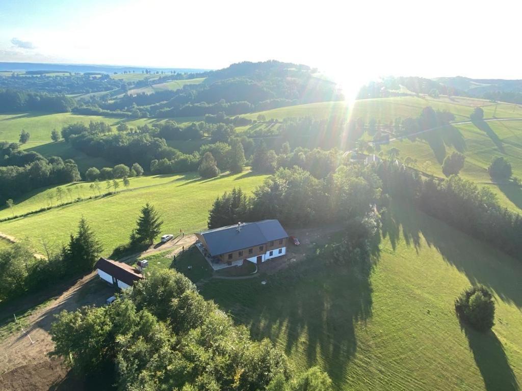 Restaurace A Penzion Gansberg Cotkytle Esterno foto
